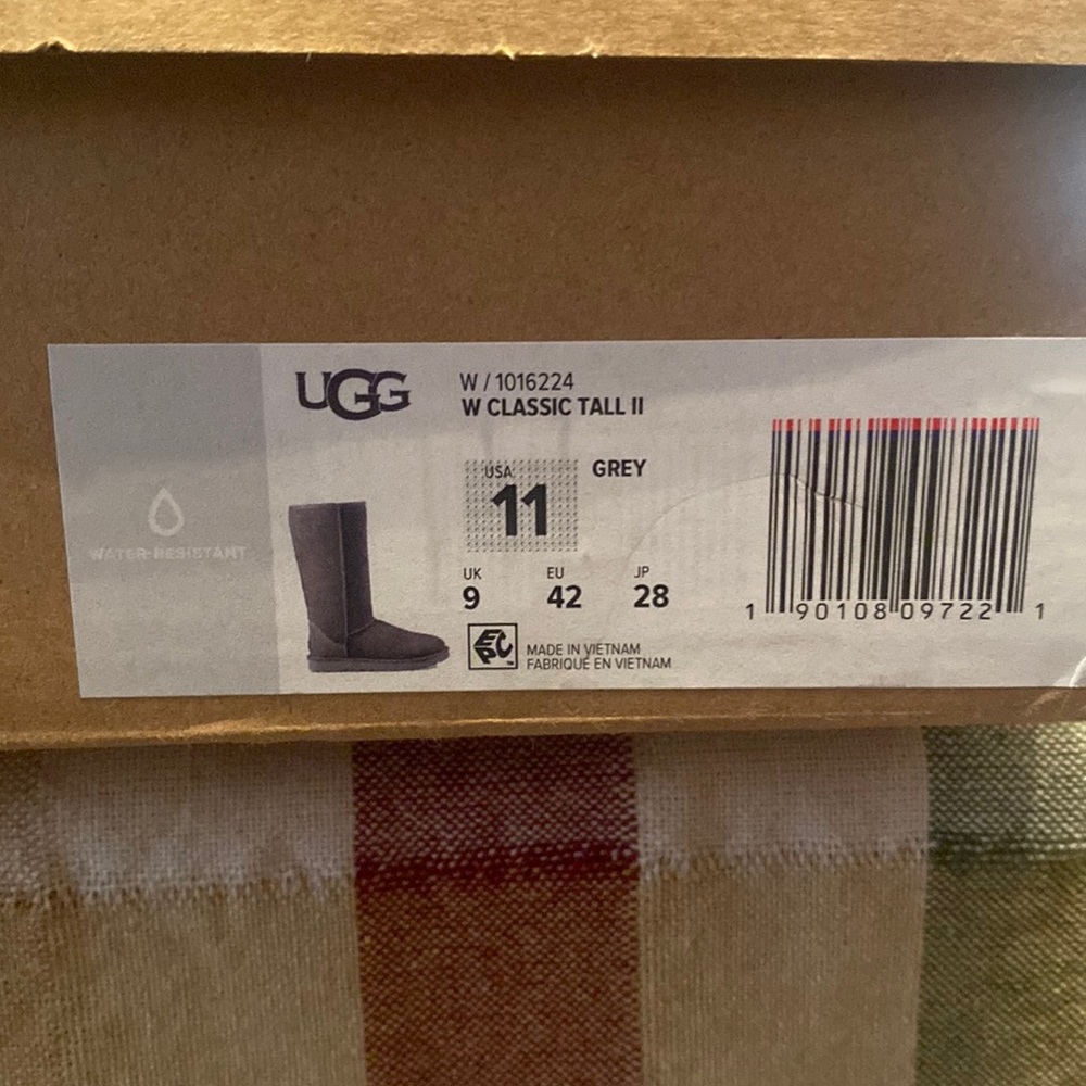 Tall Ugg Boots Grey